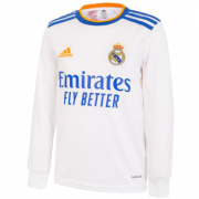 Kid's Real Madrid Home Long sleeve Suit 21/22(Customizable)