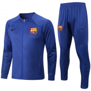22/23 Barcelona Long Zipper Training Suit Blue