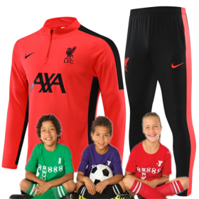 Kid's 23/24 Liverpool Training Suits Red